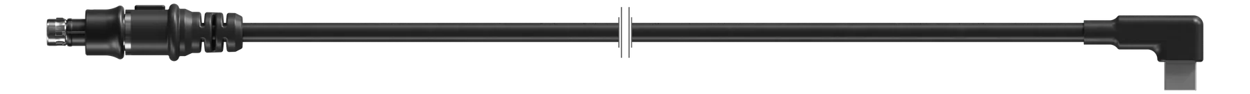 PC-4511 right-angle USB-C to Silvus auxiliary port cable render
