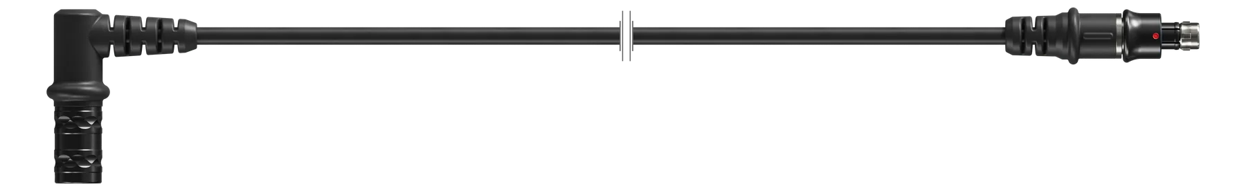 PC-4609 right-angle Nett Warrior receptacle to Silvus auxiliary port cable render
