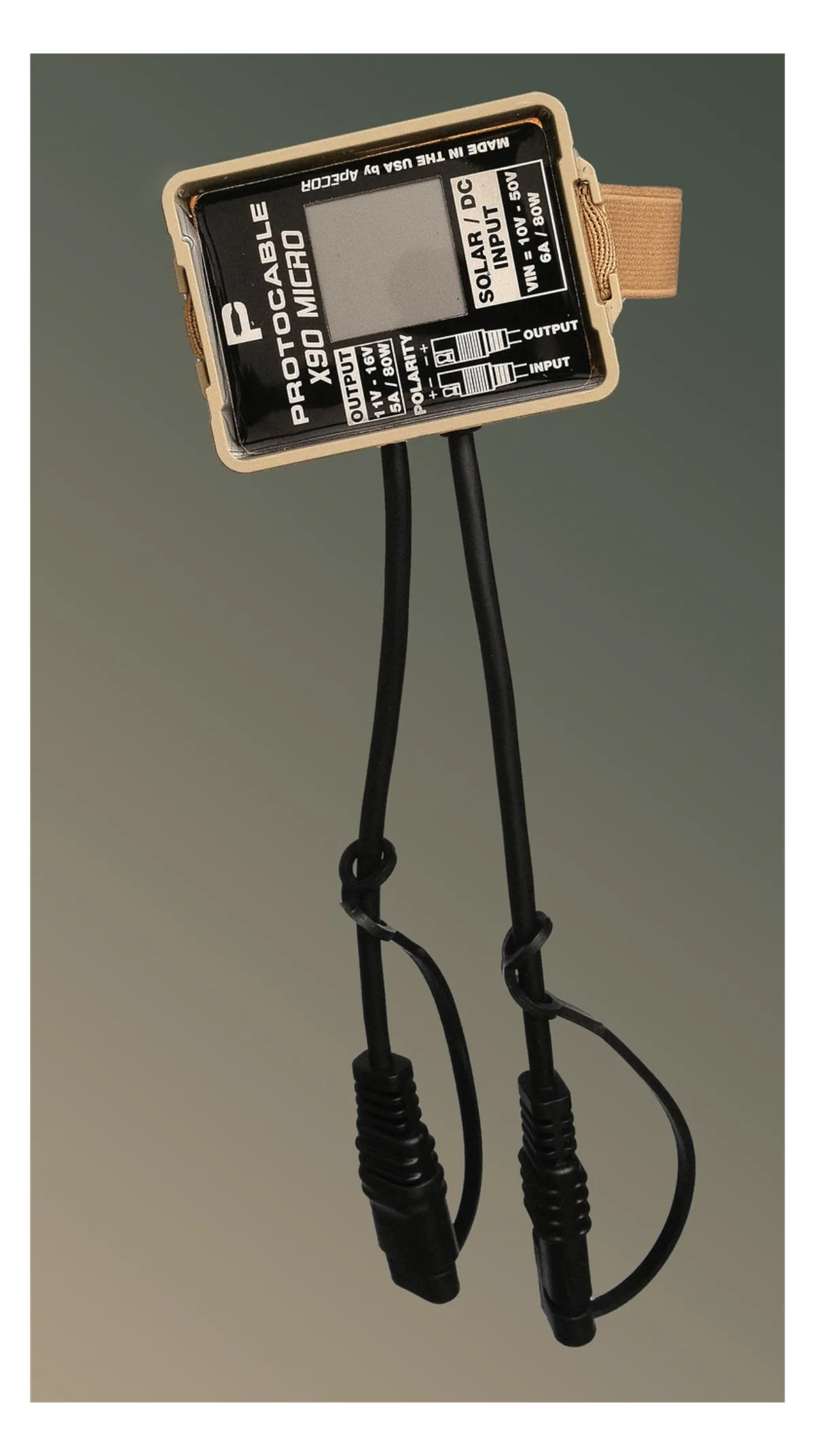 X-90 Micro controller with Protocable label and power leads